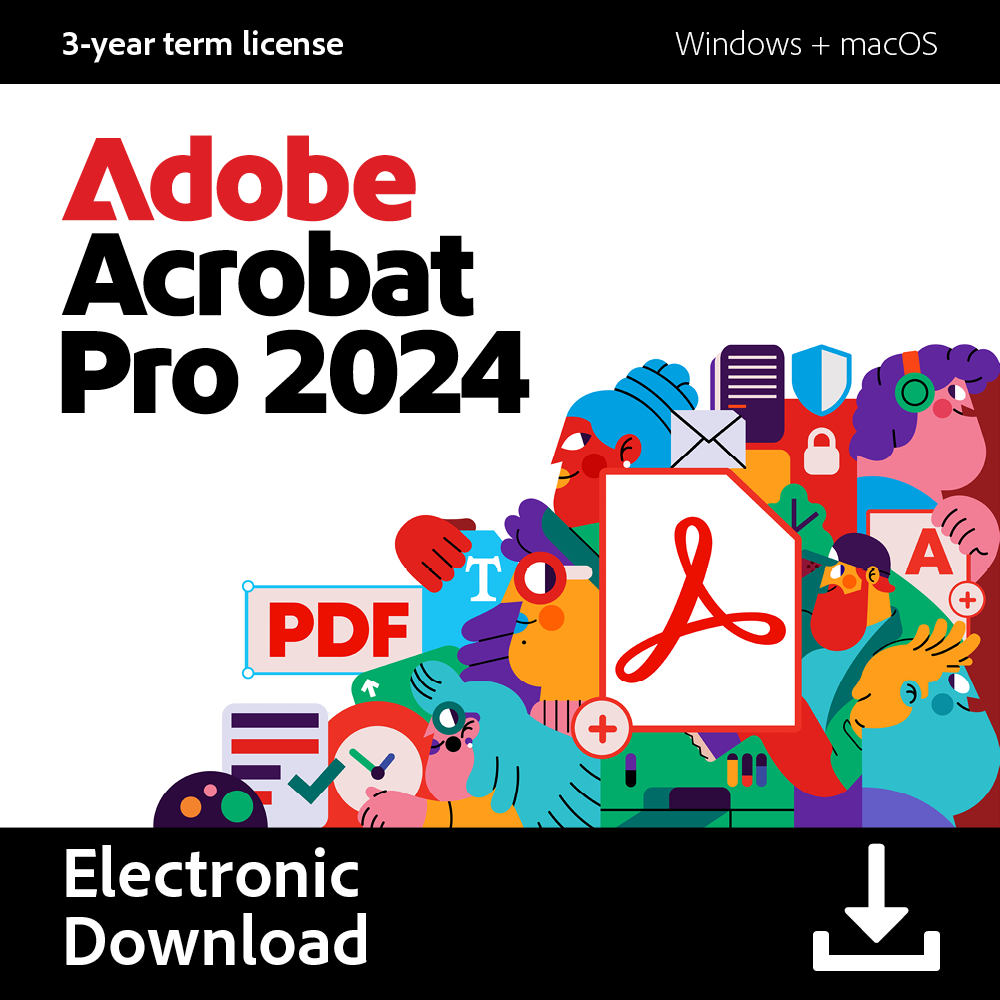 Adobe Acrobat Pro 2024 3Y ESD TR