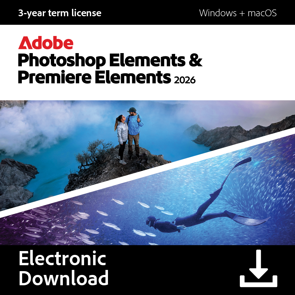 Adobe PHSP & PREM Elements 2026 3Y ESD TR