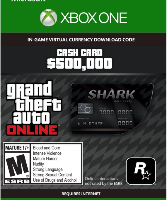 Microsoft C2C GTA Online: Bull Shark Cash Card (Xbox One) TR - Xbox Kod