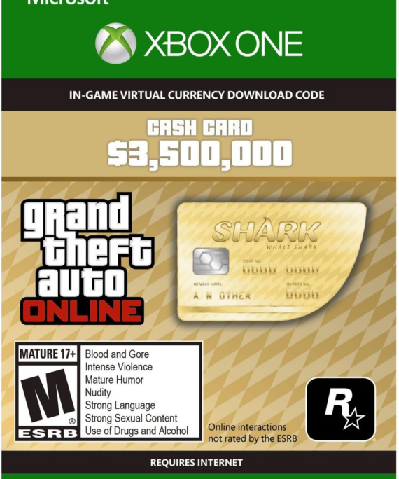 Microsoft C2C Grand Theft Auto V Whale Shark Card TR - Xbox Kod