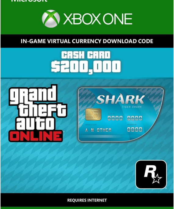 Microsoft C2C GTA Online: Tiger Shark Cash Card (Xbox One) TR - Xbox Kod