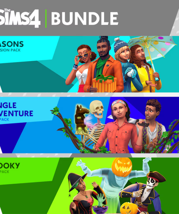 The Sims 4: Bundle (Seasons, Jungle Adventure, Spooky Stuff) - Xbox Kod
