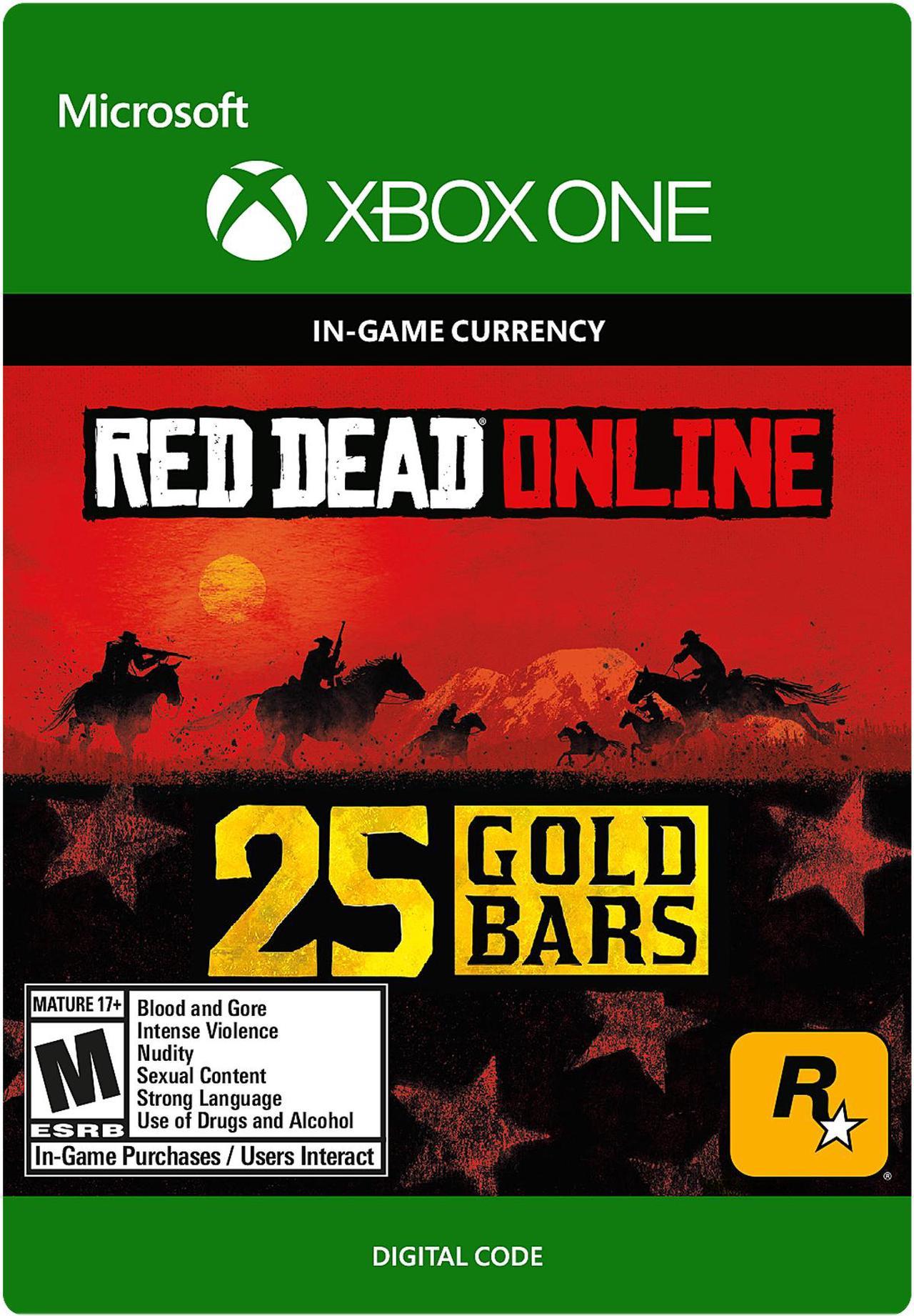Red Dead Redemption 2: 25 Gold Bars - Xbox Kod