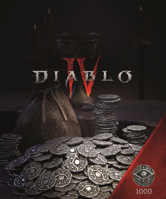 Diablo IV 1000 Plat 1P - Xbox Kod
