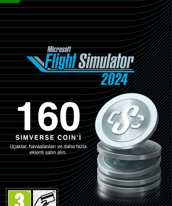 Microsoft Microsoft Flight Simulator 2024 - 160 Simverse Coins TR - Xbox Kod