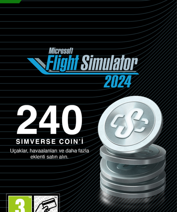 Microsoft Microsoft Flight Simulator 2024 - 240 Simverse Coins TR - Xbox Kod