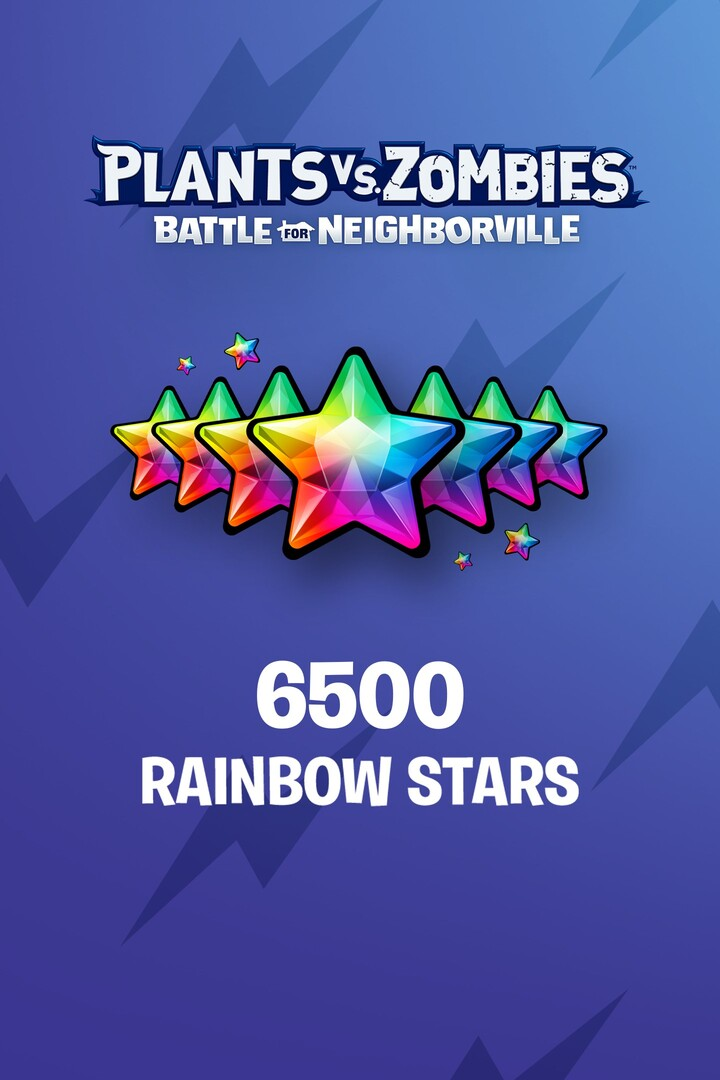 Plants vs. Zombies: Battle for Neighborville: 6500 Rainbow Stars - Xbox Kod