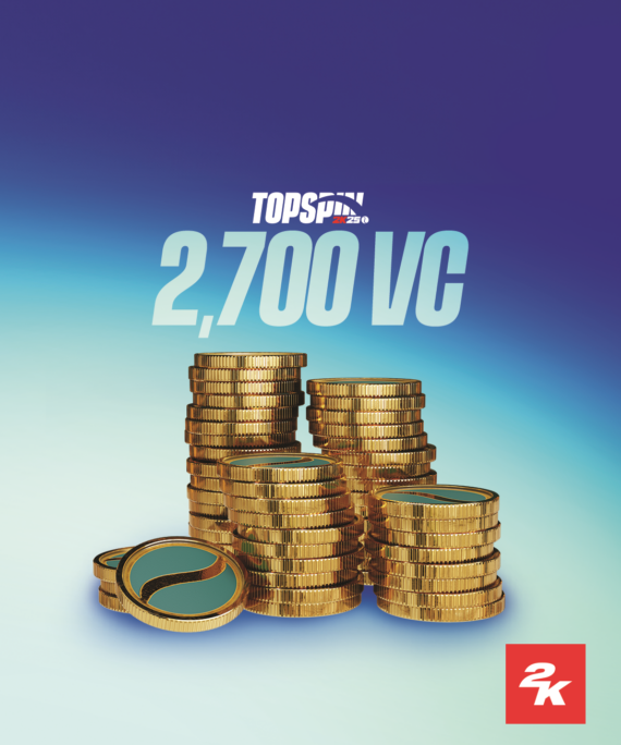 TopSpin 2K25: 2,700 Virtual Currency Pack - Xbox Kod