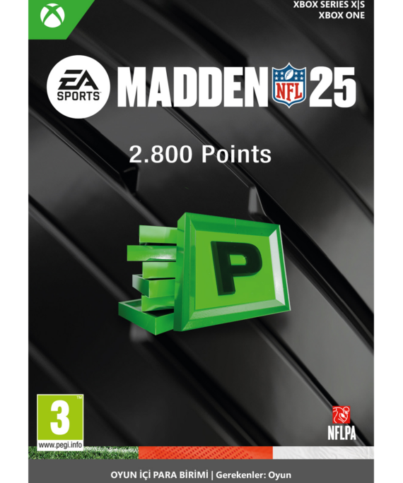 Madden NFL 25 2800 Mddn Pts - Xbox Kod