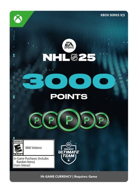 NHL 25 3000 NHL POINTS - Xbox Kod
