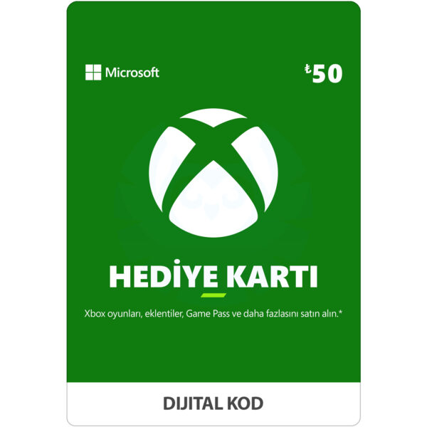 Xbox Live Hediye Kartı 50 TL