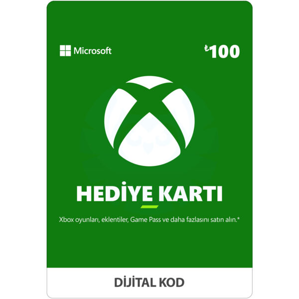 Xbox Live Hediye Kart 100 TL Sat n Al TURDIGITAL Xbox Hediye Kart xbox-live-hediye-kart-100-tl-sat-n-al-turdigital-xbox-hediye-kart